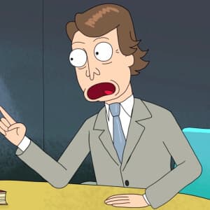 Morty Jr's interviewer + image