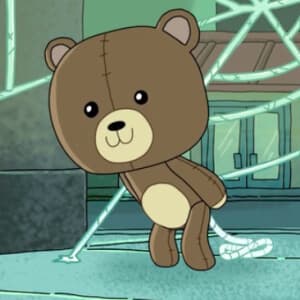 Spiderweb teddy bear + image